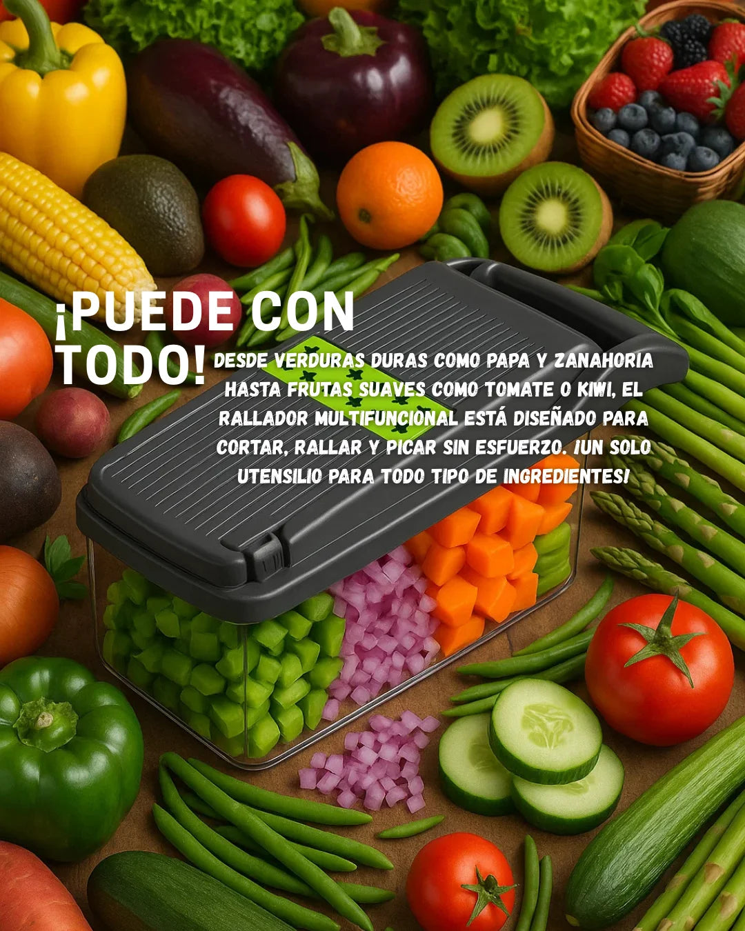 RALLADOR MULTIFUNCIONAL 14 EN 1