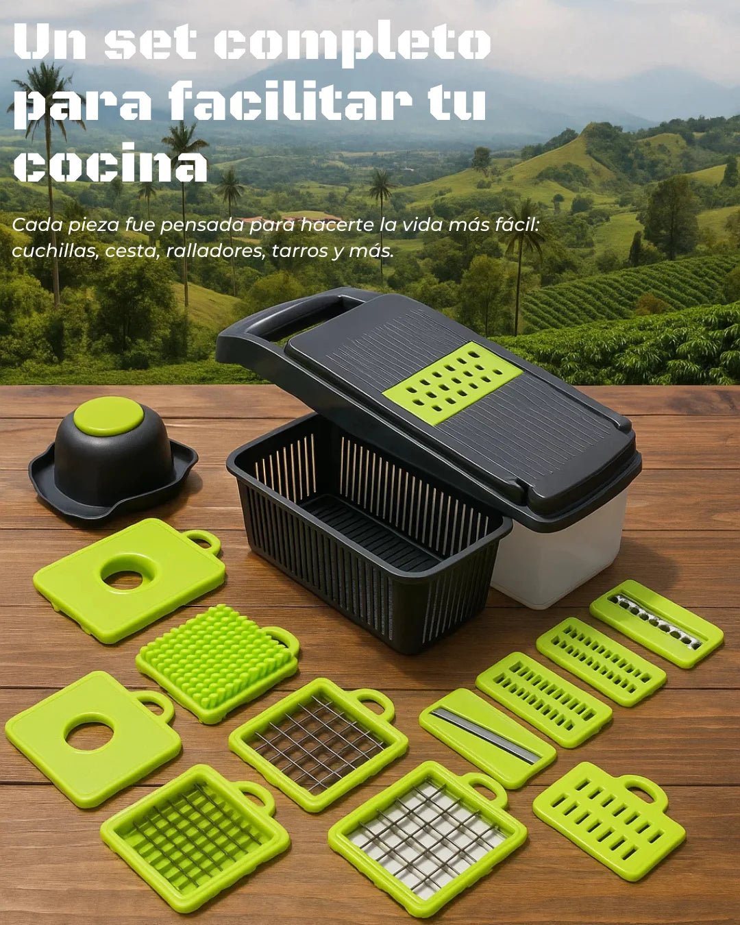 RALLADOR MULTIFUNCIONAL 14 EN 1