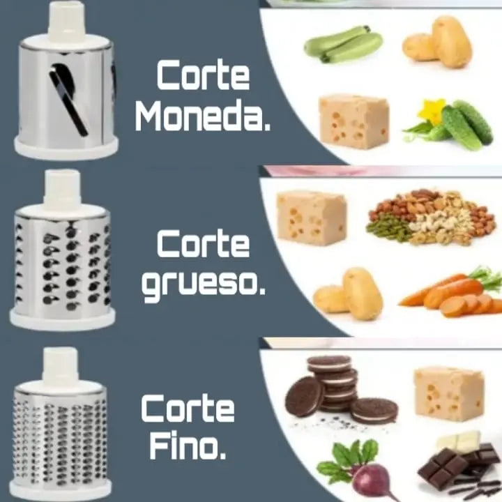 Molino Rallador de Verduras 3 en 1 - Haza Technology