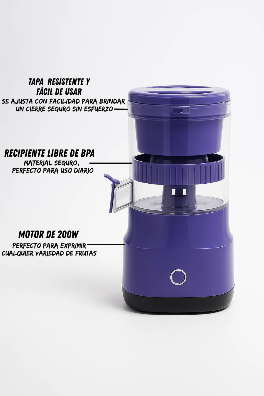 Extractor de Frutas | Automático | Fácil de Usar y de Limpiar